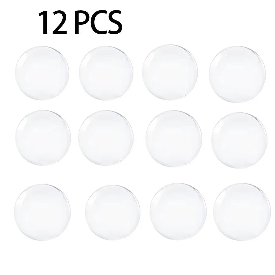 Door Knob Wall Shield Clear Soft Rubber Door Stopper Door Handle Bumper Mute Stickers Wall Protector Muffler Pad Protective Plug