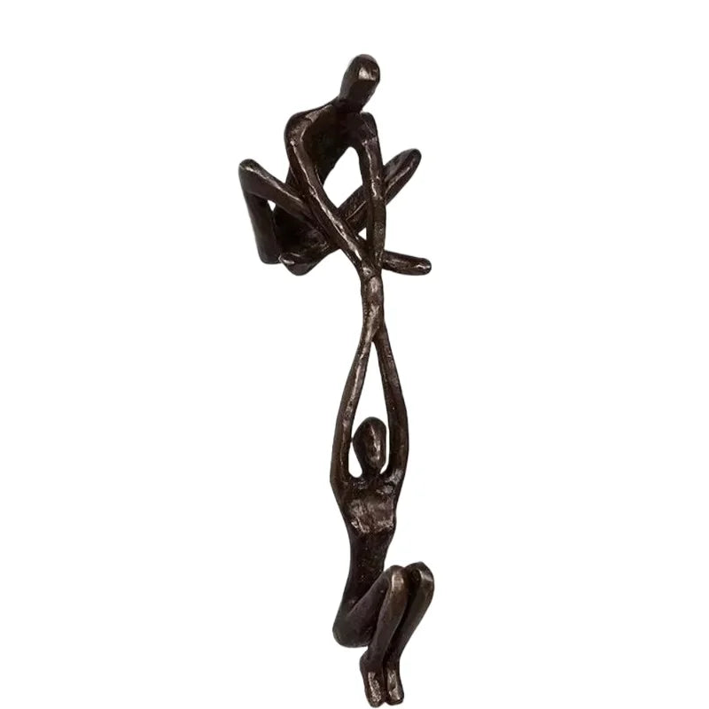 Helping Hands Couple Sculpture