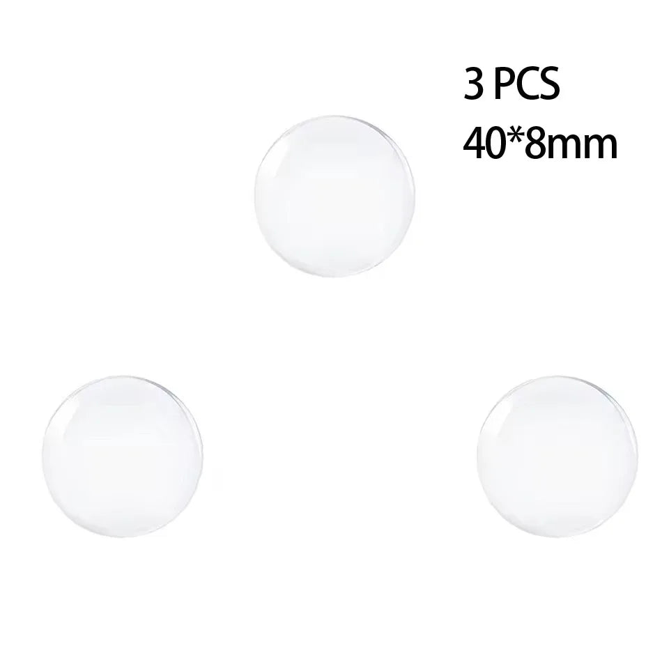 Door Knob Wall Shield Clear Soft Rubber Door Stopper Door Handle Bumper Mute Stickers Wall Protector Muffler Pad Protective Plug