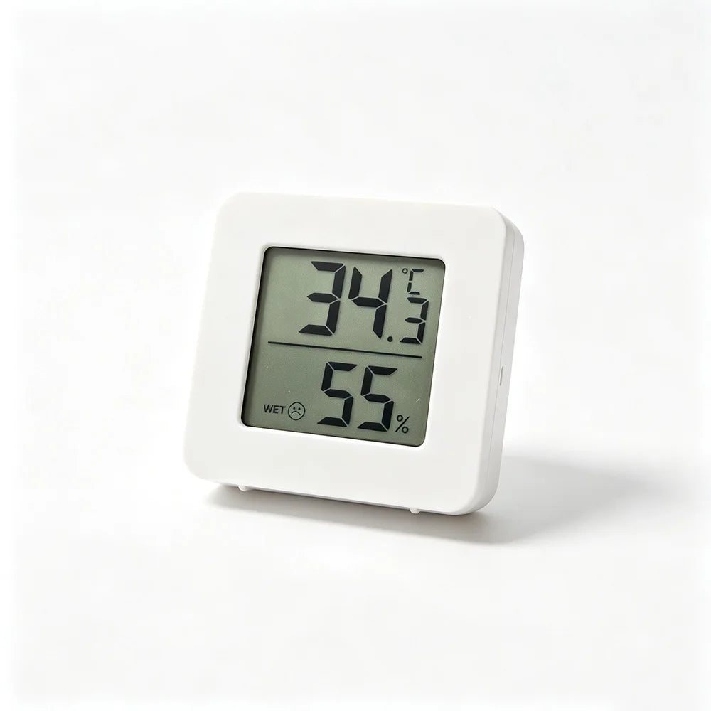 Digital Temperature Clock LED Display Weather Humidity Alarm Desktop